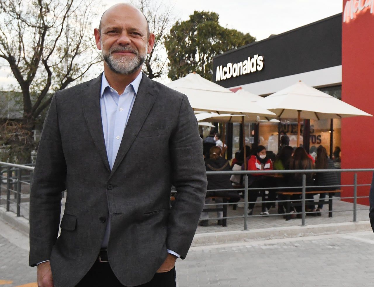 Luis Zambononi, titular de Arcos Mendocinos  (McDonald´s) y presidente de la Casa Ronald.
Foto: Los Andes  