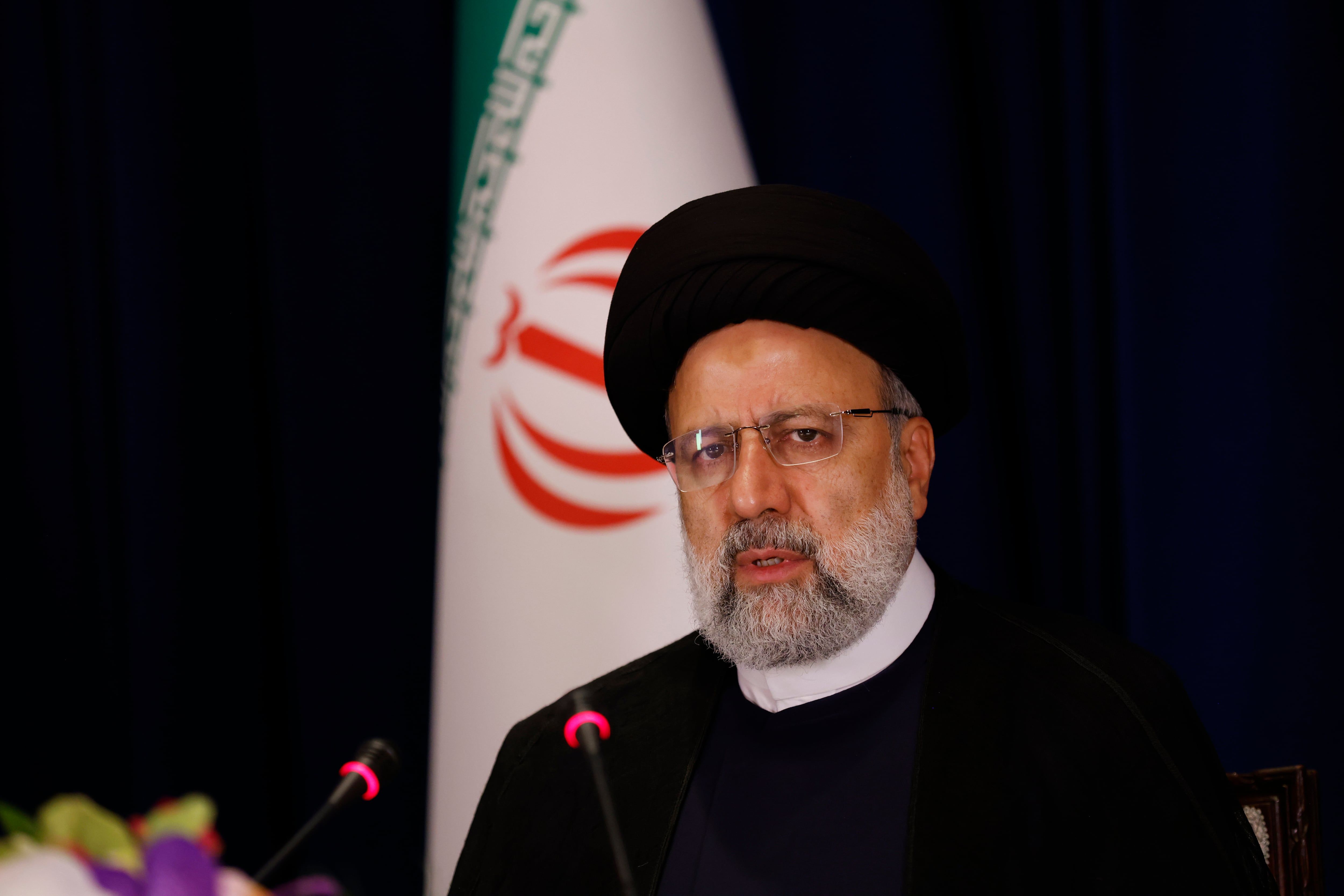 El presidente de Irán, Ebrahim Raisi