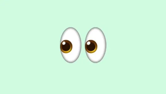 Esto significa el emoji de los dos ojos de WhatsApp.