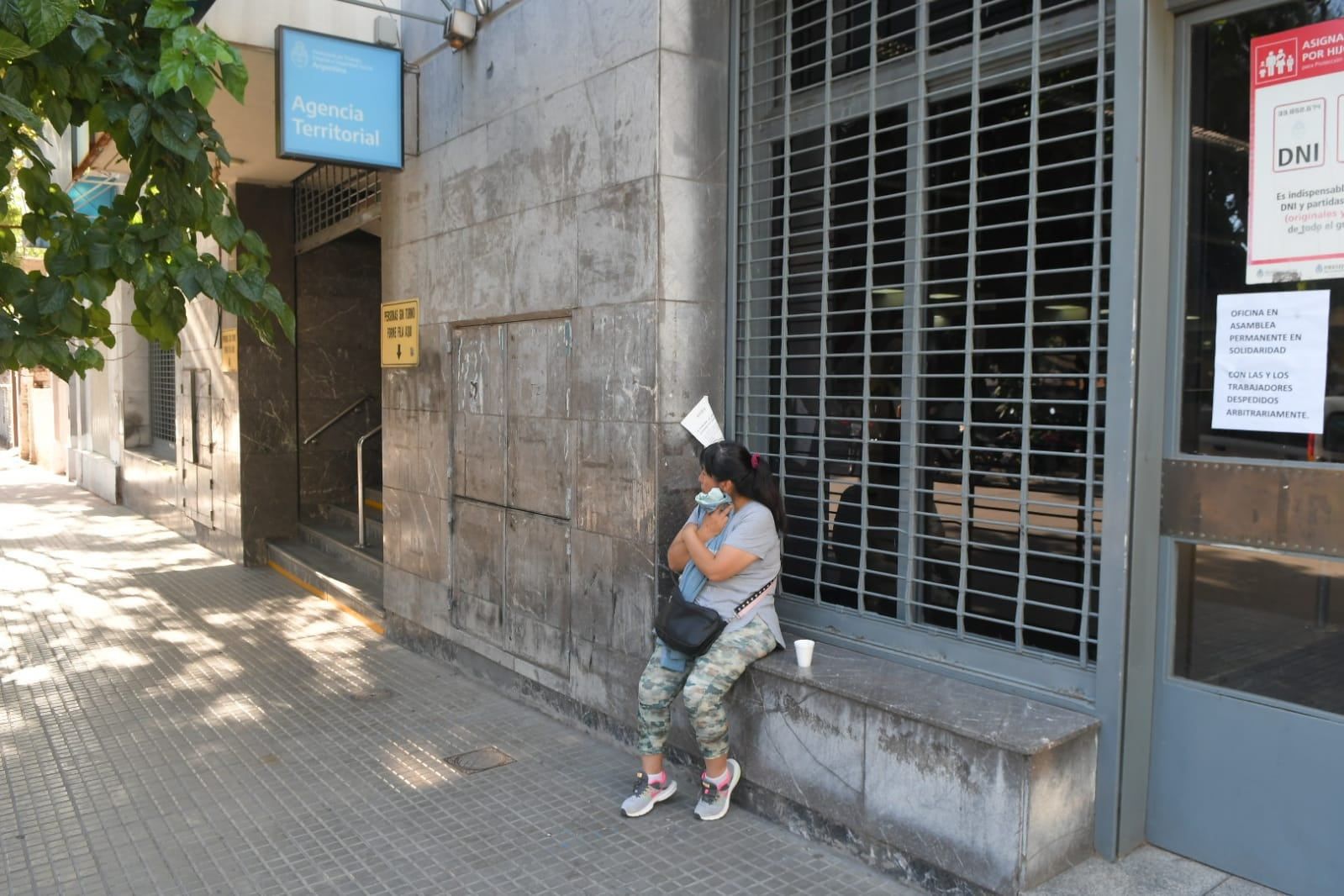 Sede de Anses en Mendoza este 24 de enero - Ignacio Blanco / Los Andes