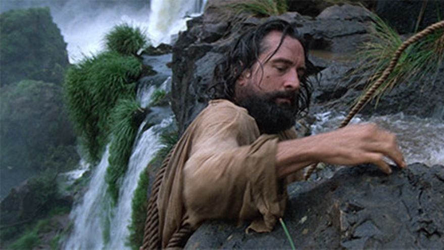 Robert de Niro en "La Misión", que filmó en Argentina junto a Jeremy Irons.