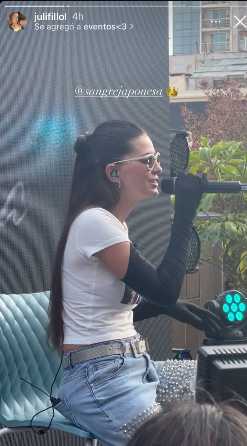 La ex de Valentino López jugó sucio con el Wada Gate. Captura de historias.