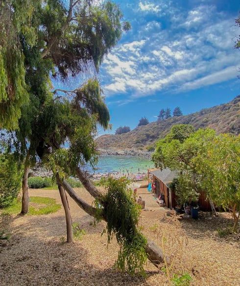 Unos 112.000 argentinos ya cruzaron a Chile: conocé Las Cujas, “el caribe chileno” a 400 km de Mendoza. Foto: Instagram @algun.lugardemundo2021