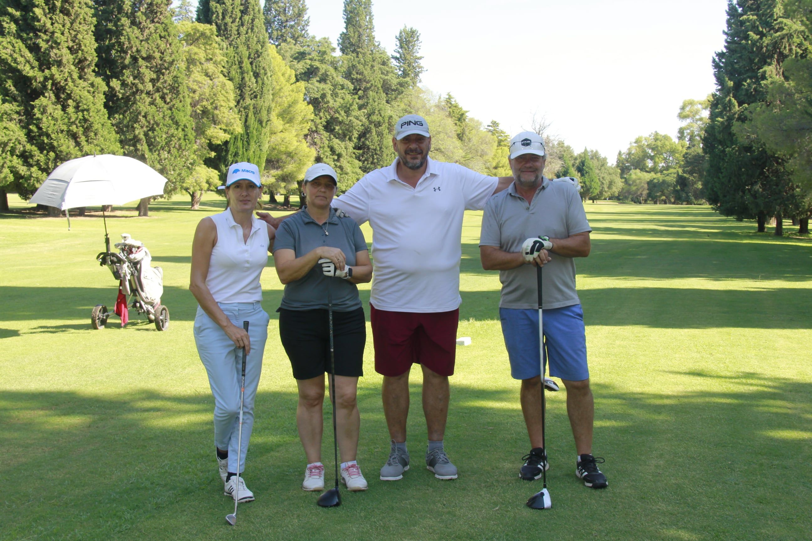 Paula Cattáneo, Alejandra Suter, Natalio Camsen y Luis Corti.