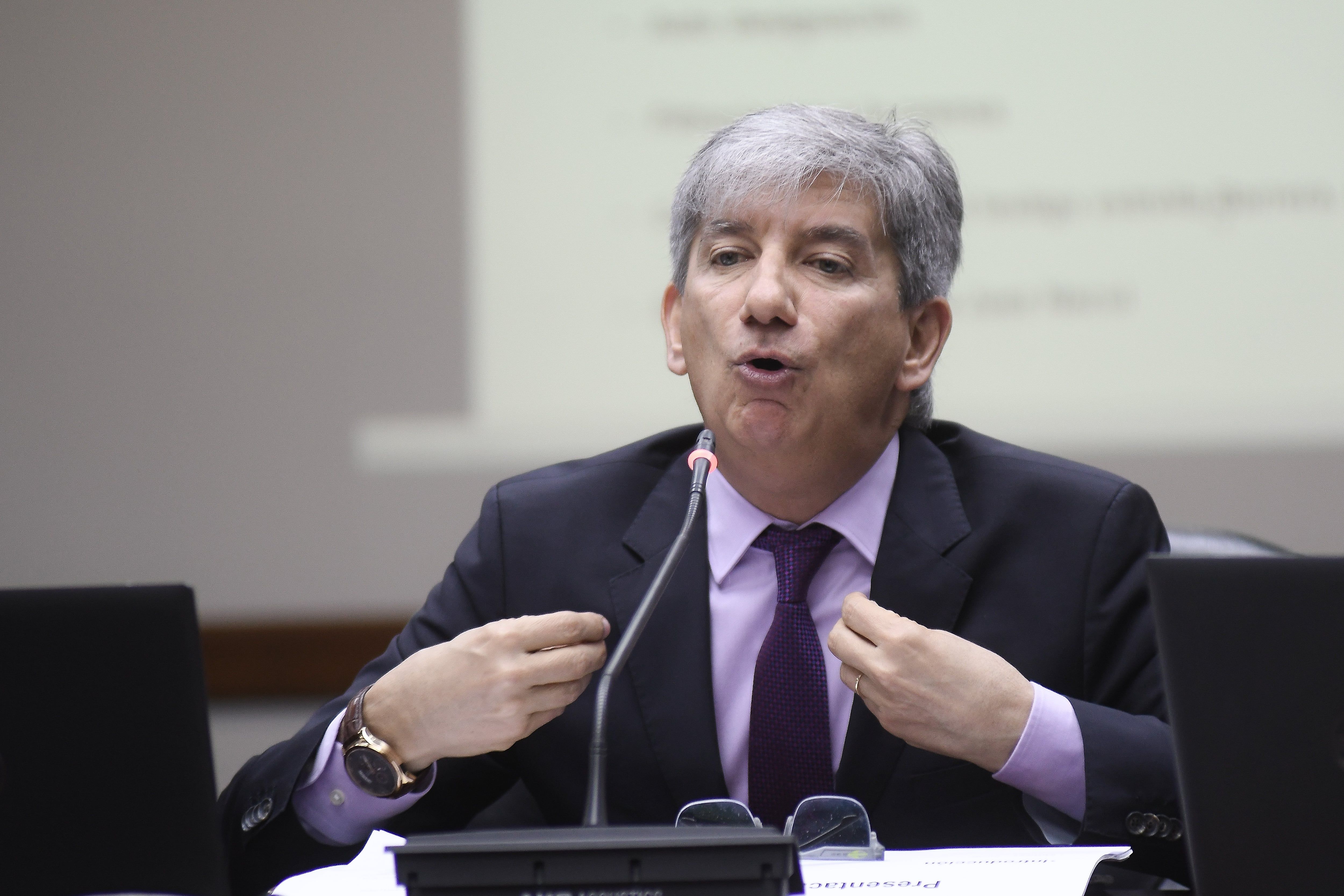 El Juez Federal Walter Bento de Mendoza en el Consejo de la magistratura declarando
Buenos Aires , Argentina
(Federico Lopez Claro)