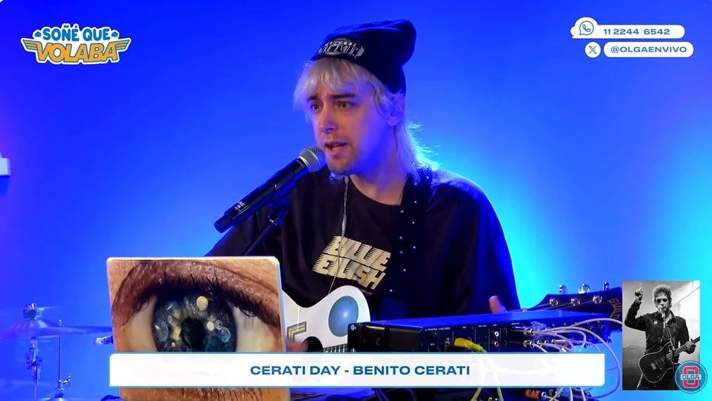 Benito Cerati estuvo en el homenaje a su padre