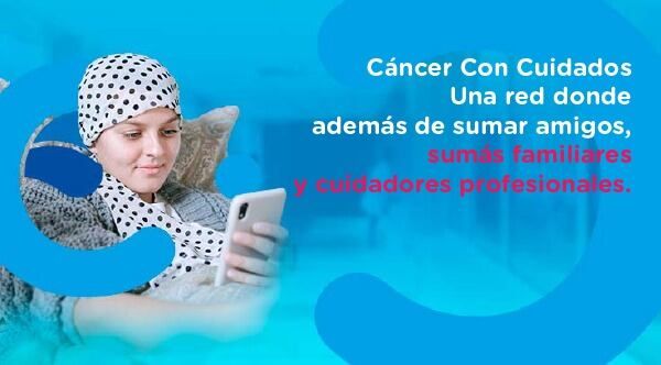 Cáncer con cuidados, la red social con información y contención para pacientes y sus familiares. Foto: Gentileza Cáncer con Cuidados.