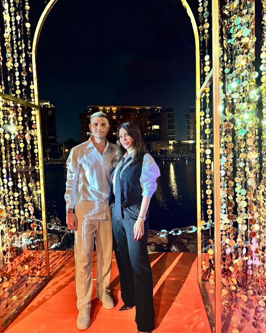 Así comenzó la empresaria el 2024.