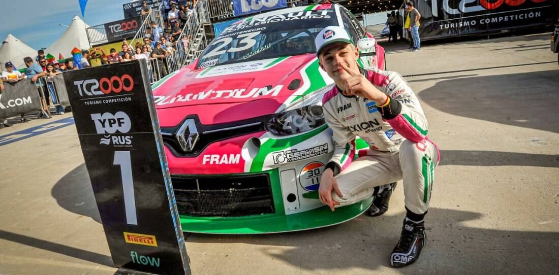 Ignacio Montenegro hizo historia y ganó con 17 años en el TC2000