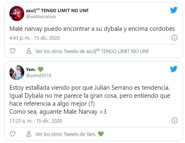 Male Narvay en redes