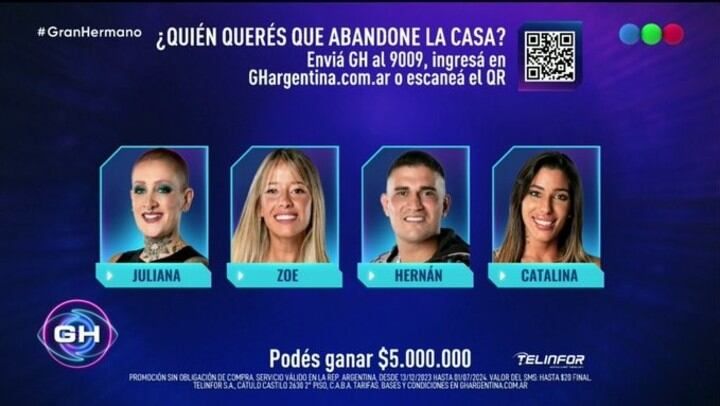 Gran Hermano ya conoce a sus nominados