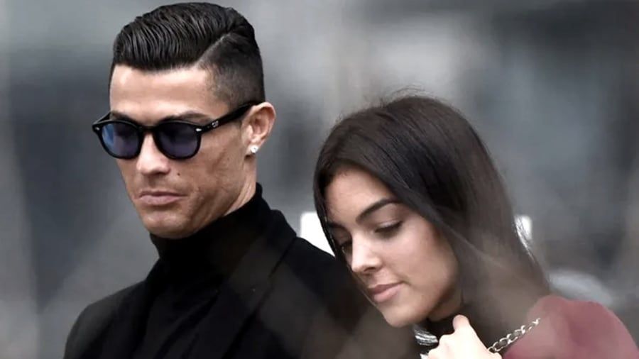 Ronaldo y su esposa, la argentina Georgina Rodríguez. / Gentileza.