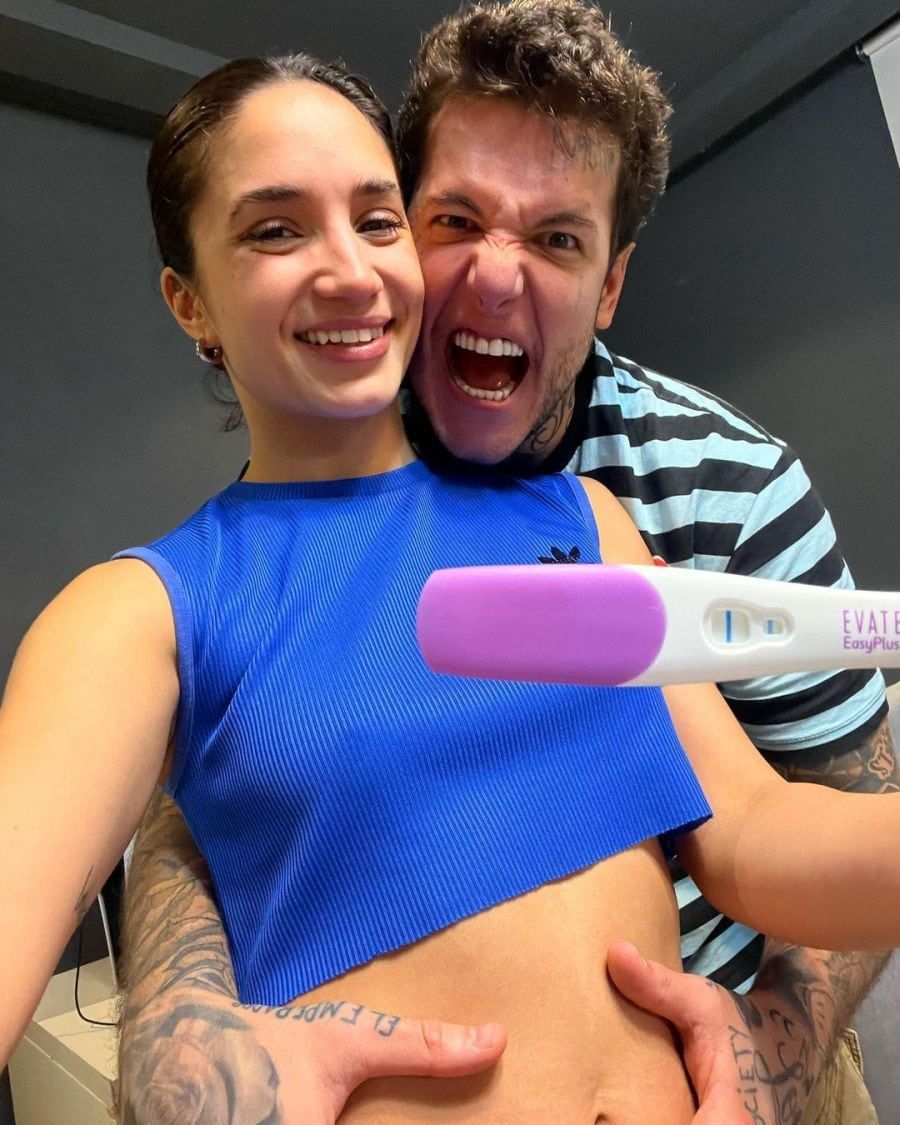 Melody Luz y Alex Caniggia