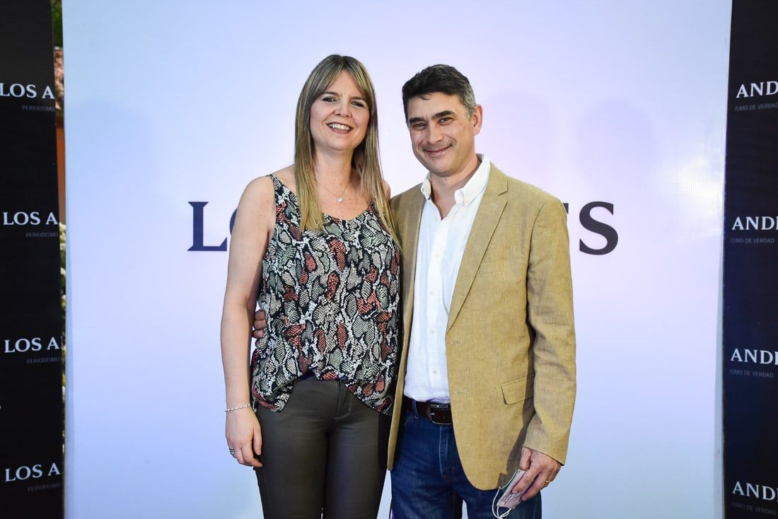 Aniversario 138 años de Diario Los Andes.
Mariana Rovelllo y Alejandro Donadell/ Foto Mariana Villa