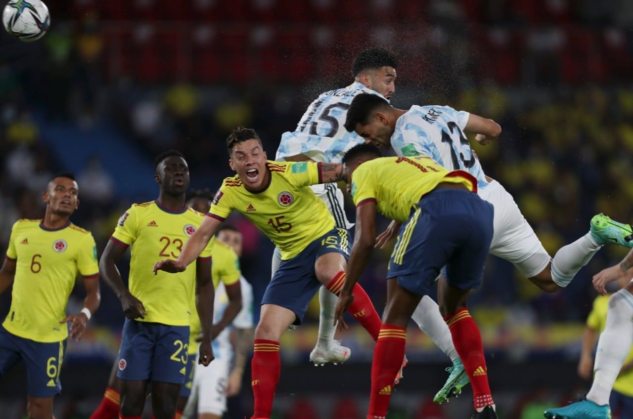 El empate 2-2 de Colombia y Argentina se vio por la TVP y TyC Sports -