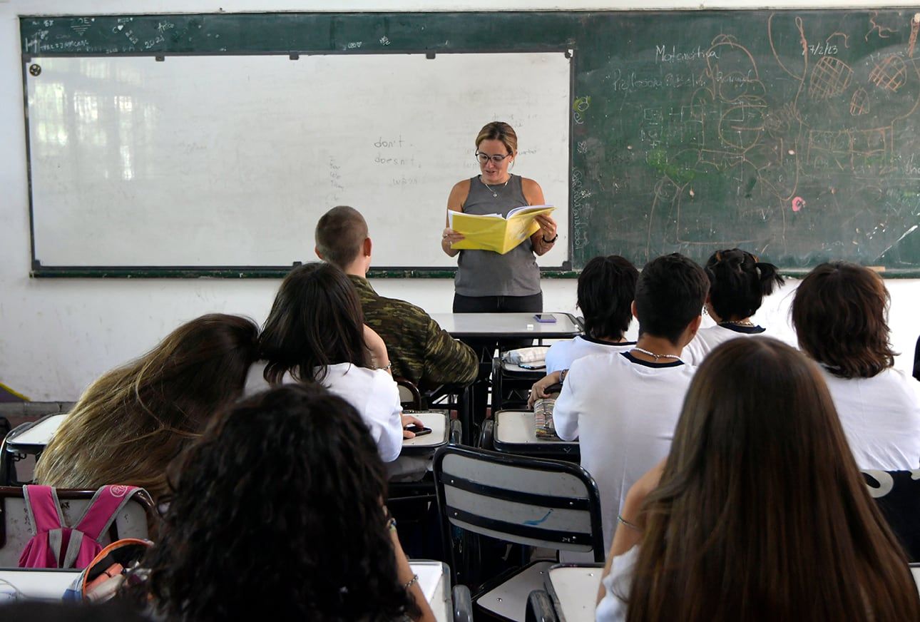 comienza formalmente el ciclo lectivo 2023 en Mendoza con el inicio de clases para todos los alumnos Escuela secundaria José Vicente Zapata Quinto añoFoto: Orlando Pelichotti