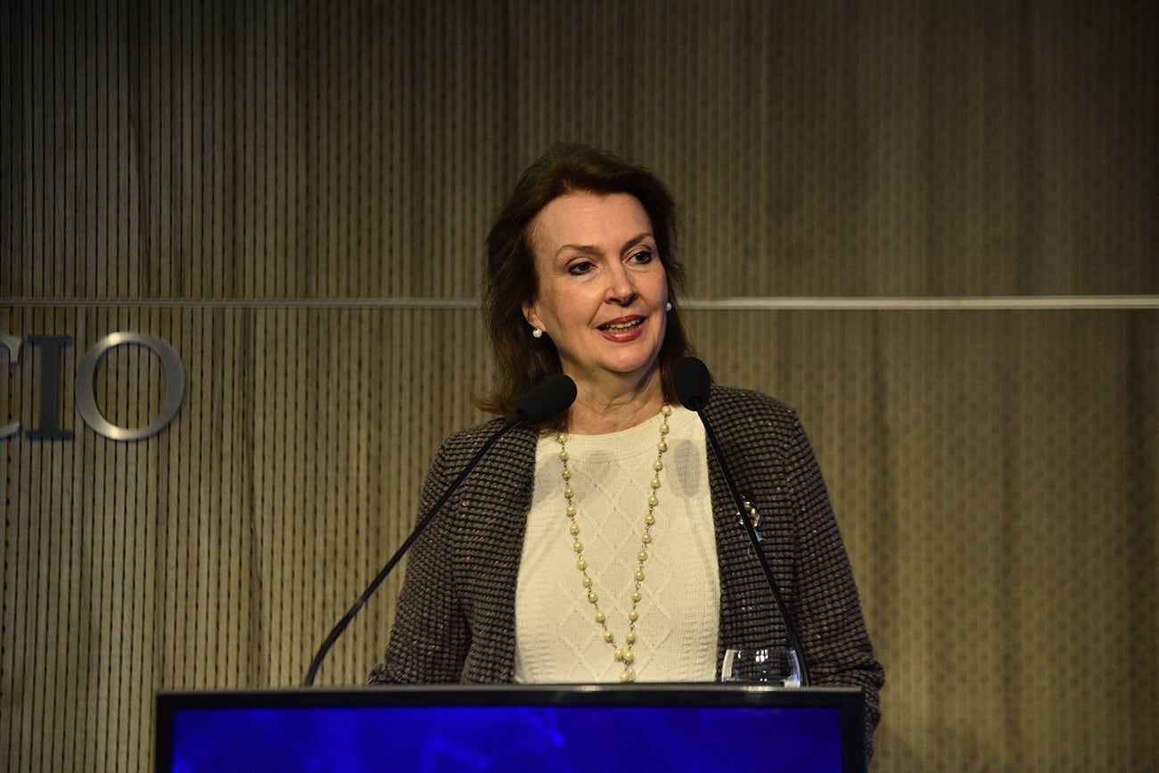 La futura canciller Diana Mondino. (Pedro Castillo / La Voz)