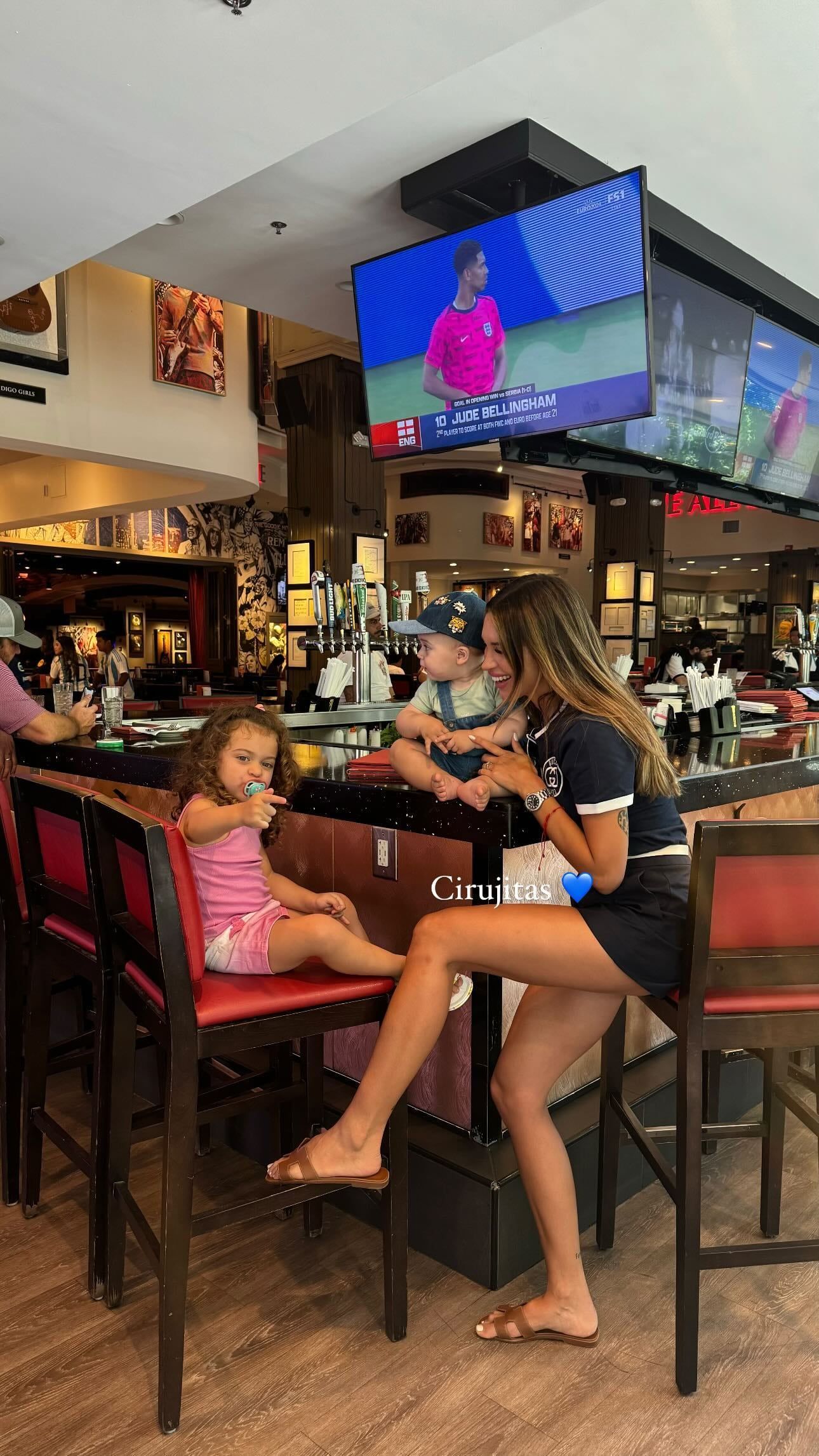 Agustina Gandolfo en la previa al partido vs Canadá