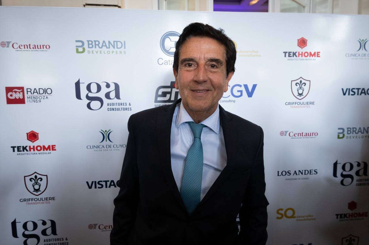 Carlos Melconian nombrado Ministro de Economía si Patricia Bullrrich llega a ser presidente, presentó ante empresarios y políticos en el Hotel Hyatt.   Foto: Ignacio Blanco / Los Andes  