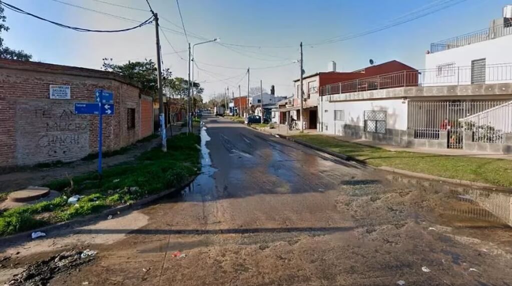 El hecho ocurrió en González Catán, partido de La Matanza. Foto: Gentileza TN.