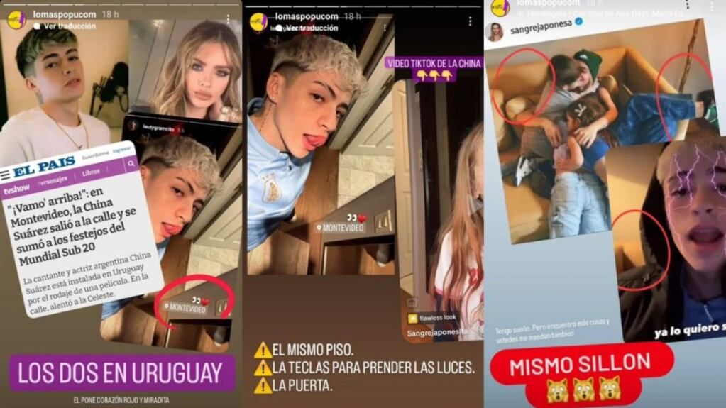 Aseguran que la China Suárez y Lauty Gram están juntos en Uruguay.