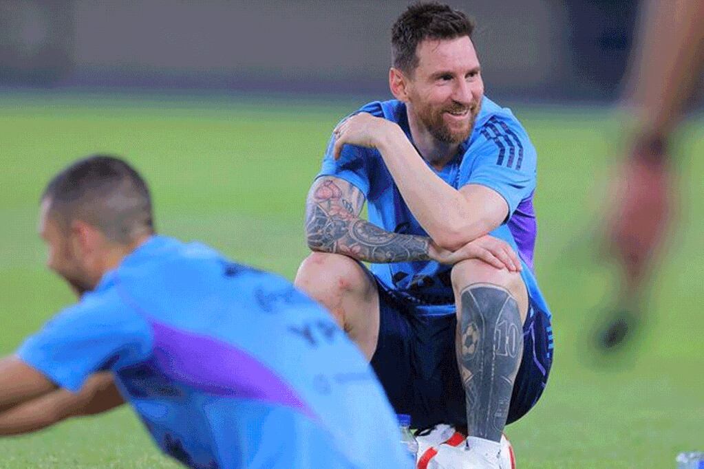 Lionel Messi es parte de la delegación argentina en Beijing. (@leomessi)