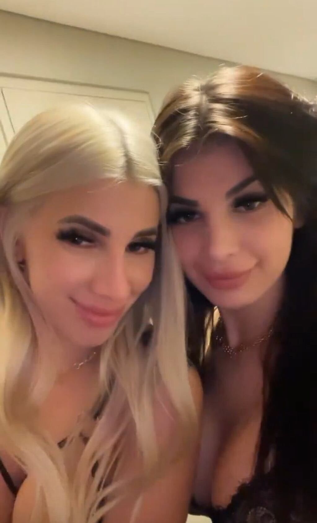 Escandaloso video de Sofía Clérici en una feroz pelea con las hermanas influencers Nucera. Captura de pantalla.