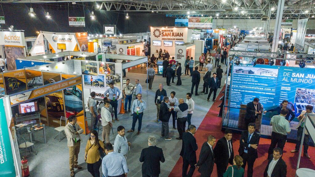 Ediciones anteriores de la Expo Minera en San Juan.