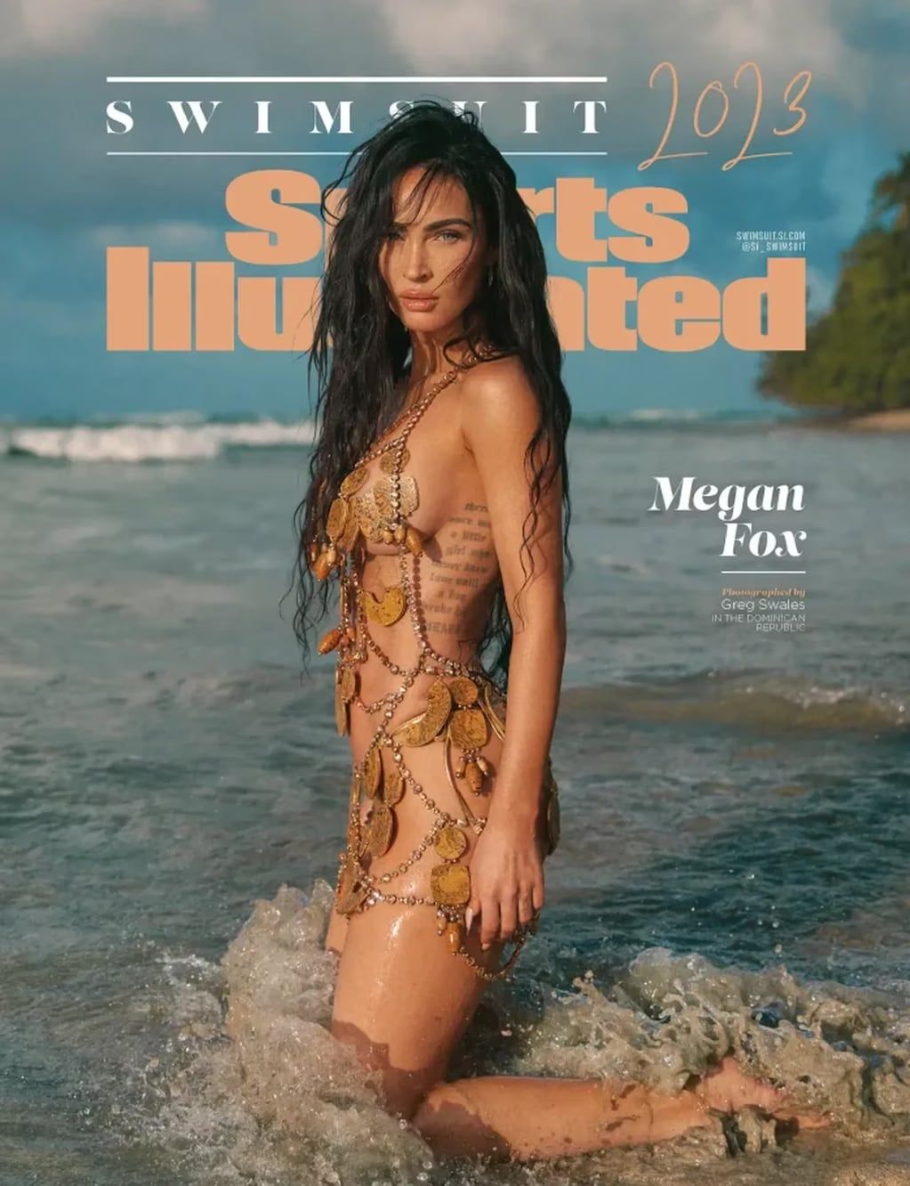 Megan Fox y sus bikinis que son la tendencia 2023. (Foto: Greg Swales/Sports Illustrated)
