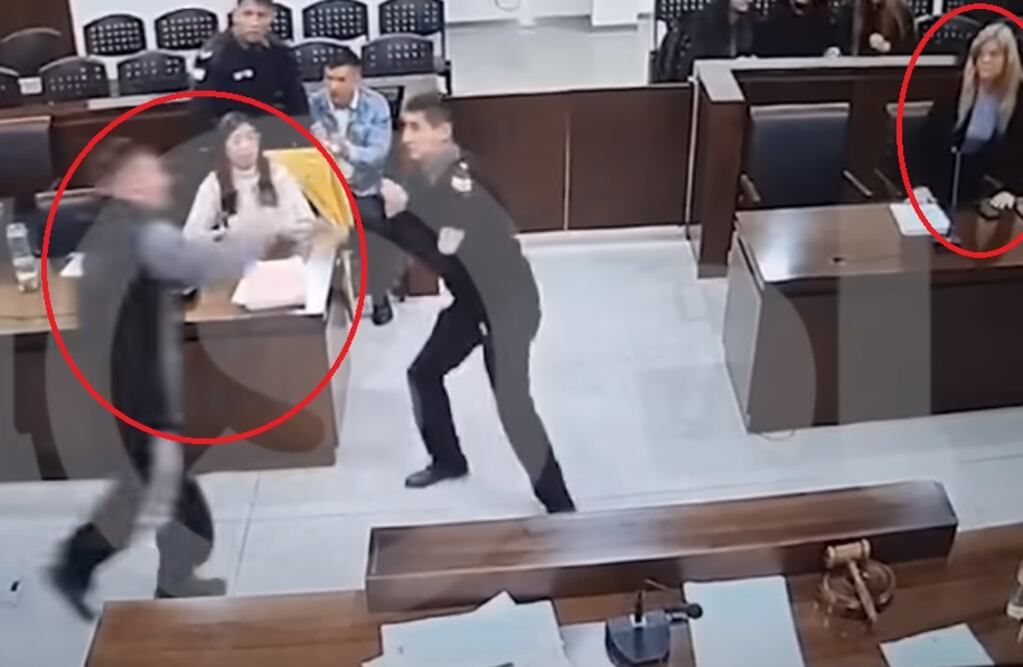 Ataque a la fiscal Ríos.