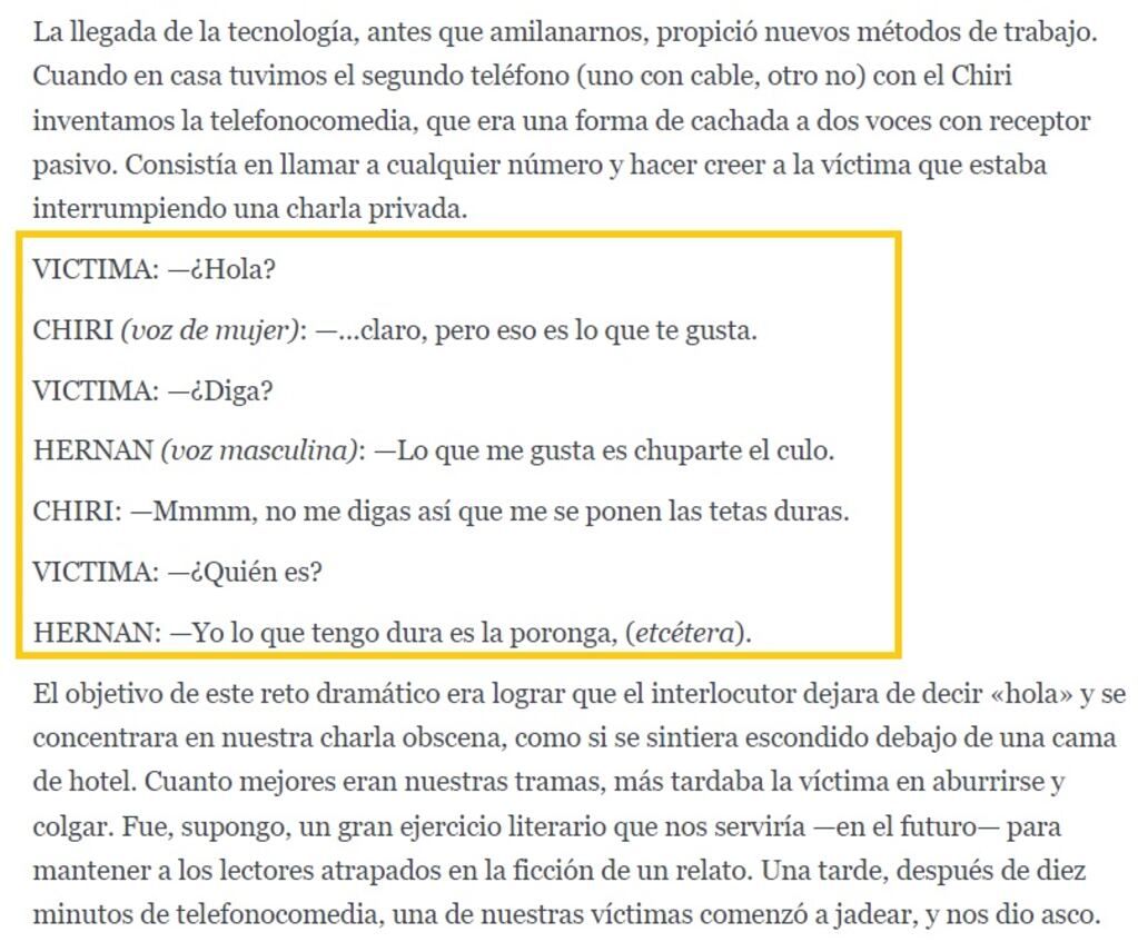El fragmento de "Canelones" envuelto en la polémica en una escuela de San Juan
