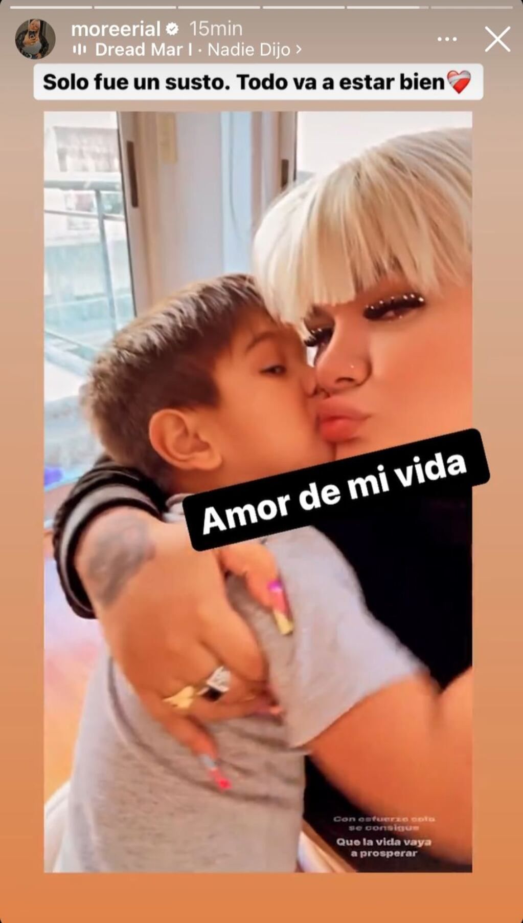 Morena Rial teme por su vida.