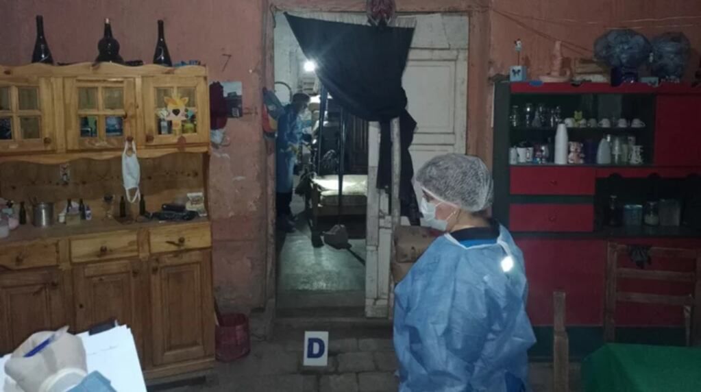 La pareja de la víctima alertó a las autoridades. Foto: Diario Huarpe
