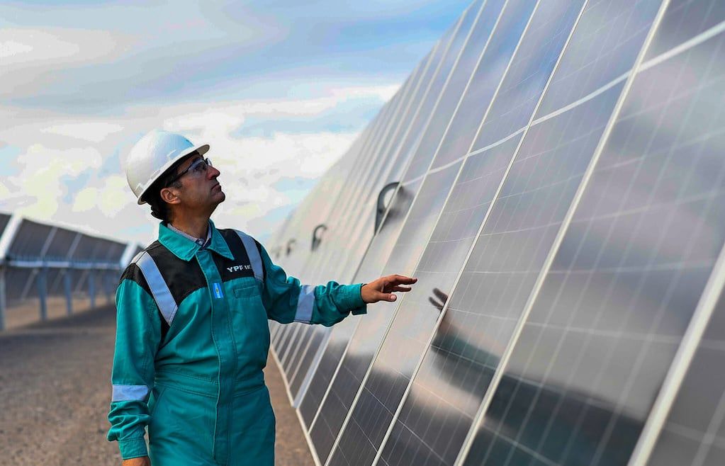Los paneles instalados en Iglesia.