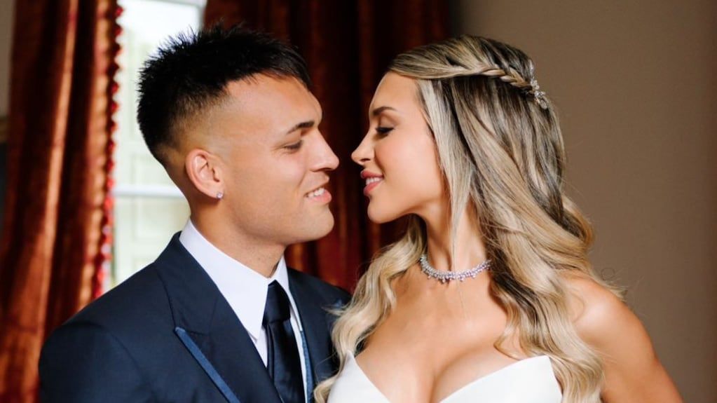 Casamiento civil de Agustina Gandolfo y Lautaro Martínez. / instagram