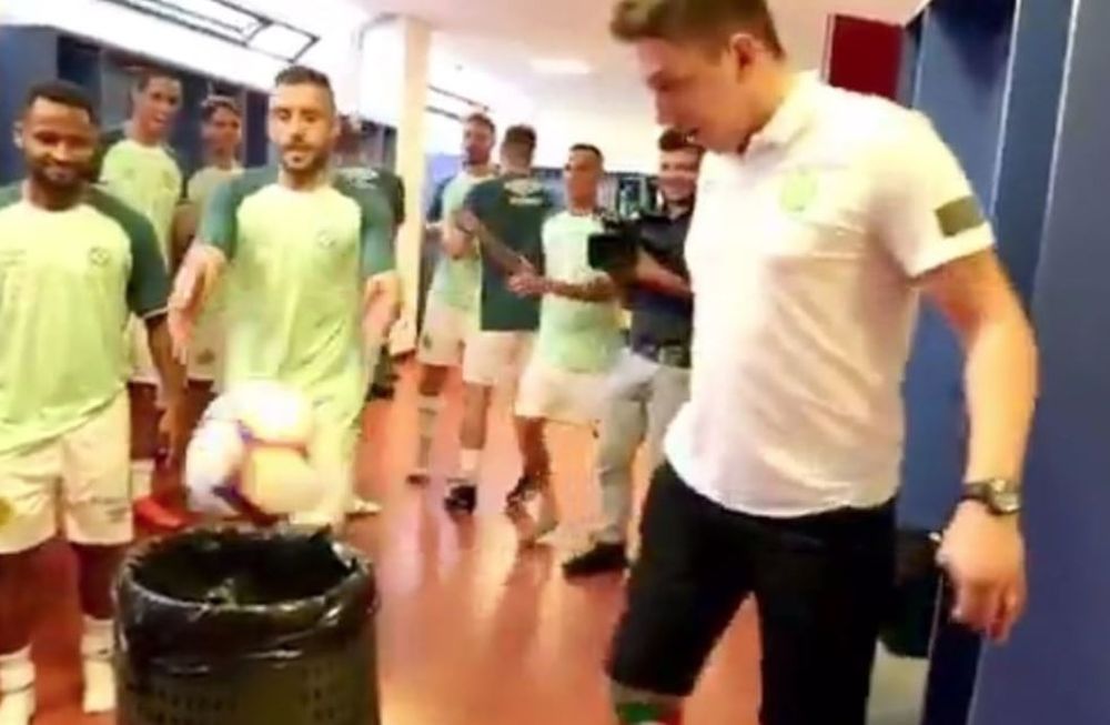 Emocionante desafío en el vestuario de Chapecoense