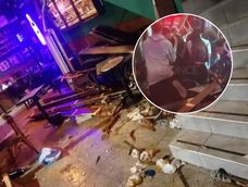 Festejaban en un bar de Paraná y se derrumbó el piso mientras cantaban el feliz cumpleaños: hay 15 heridos.