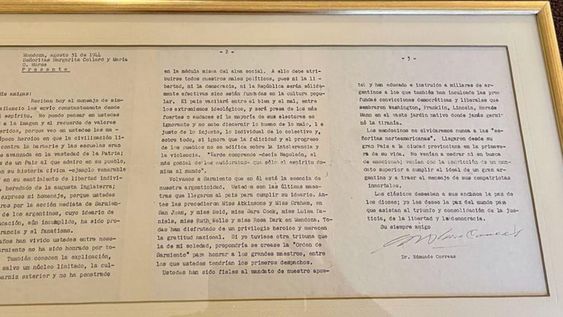 El valor incalculable de la pieza histórica no surge sólo de su remitente y de sus destinatarias, sino también de las sabias, profundas y maduras palabras de la epístola.