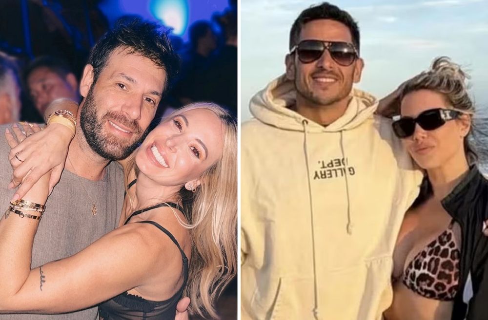 Elías Piccirillo junto a su ex Jésica Cirio. Migueles y Wanda Nara.