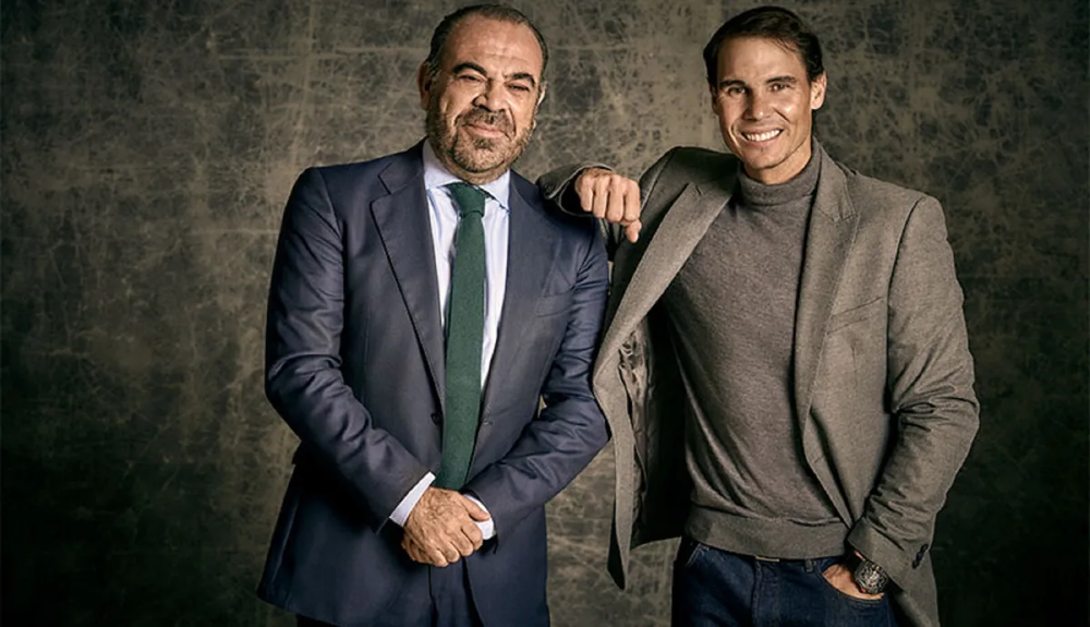Meliá Hotels International CEO Gabriel Escarrer and tennis player Rafa Nadal.