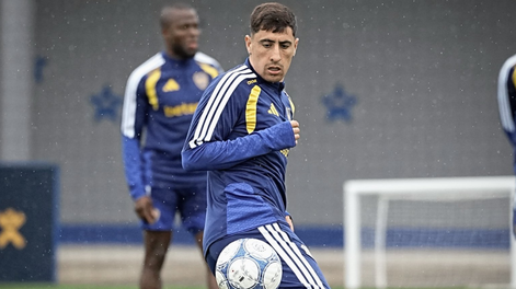 Miguel Merentiel, delantero de Boca Juniors.