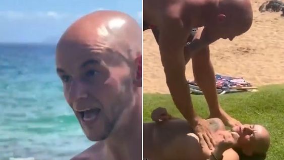 Candidato a congresista de EEUU amenazó a gente en la playa y terminó noqueado por un peleador de MMA