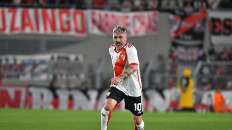 Los Andes | El Burrito Ariel Ortega, siempre con la camiseta de River. (Prensa River).