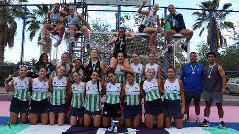 Elenco campeón de quinta que fue el mejor del torneo regional U 19.