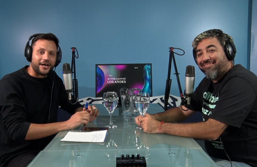 Pablo Philippens y Rodrigo Olmedo, periodistas de Los Andes.