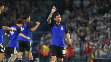 Lionel Messi pisó otra vez La Bombonera. Hoy, es supelnte ante Mauritania.&nbsp;