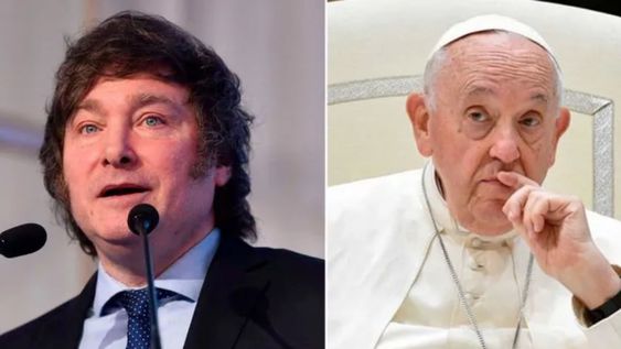 El papa Francisco le envió un rosario bendecido a Javier Milei y Victoria Villarruel. Gentileza: