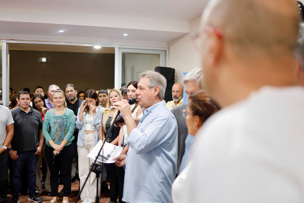El intendente de San Rafael, Omar Félix en el búnker de San Rafael en Marcha. El intendente de San Rafael, Omar Félix en el búnker de San Rafael en Marcha.