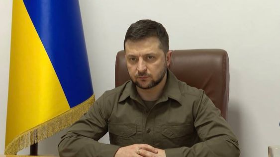 Volodimir Zelenski, presidente de Ucrania.