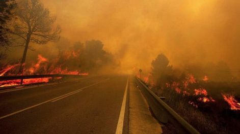 Alvear y San Rafael suelen ser afectadas por incendios en campos.